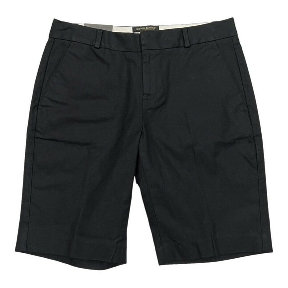 Banana Republic Pants - NWT BANANA REPUBLIC 10" Bermuda Chino Shorts Sz 2 Black #667919